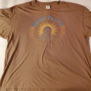 COPY - American Eagle Band Tshirt.  Pink Floyd. size L/XL,  color brown.